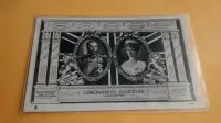 1911 Coronation Souvenir Postcard