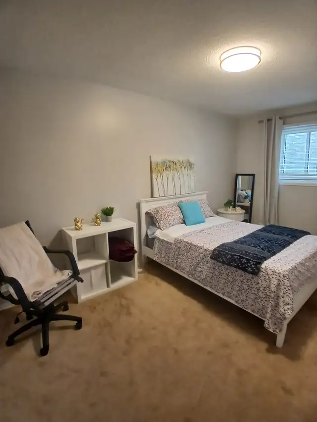 Bright Furnished Spacious Upstairs Room for Rent