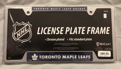 Brand New officially licensed Toronto Maple Leafs Metal License Plate Frame • Item #: 73601017 • Bra...