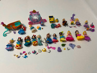 Disney, princess, Little Kingdom, a lot of dolls and accessories