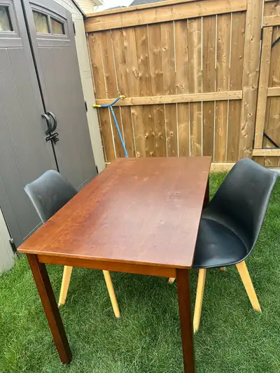 dining table and two chairs , View more