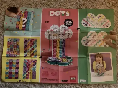 Lego Dots Jewelry Stand 41905 Almost complete Missing 1 white heart and a few other pieces $12 obo