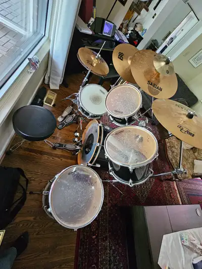 Complete Yamaha YD Series 5-Piece Drum Kit Bundle, View more