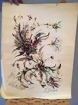 Rare peinture au couteau G. Cesari 1960, View more