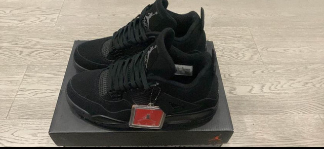Air Jordan 4 Black Cat in Men's Shoes in Oshawa / Durham Region