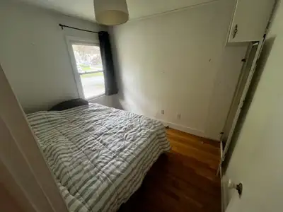 Looking for a roommate to help out with rent. That’s a queen sized bed in the room for reference, bu...
