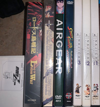 Various Anime DVD’s and Bluray’s  for sale. 