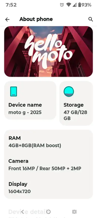 selling moto g 2025 128g, View more