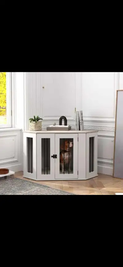 Dog Crate Furniture, 41 Inch Corner Design Dog Crate, View more