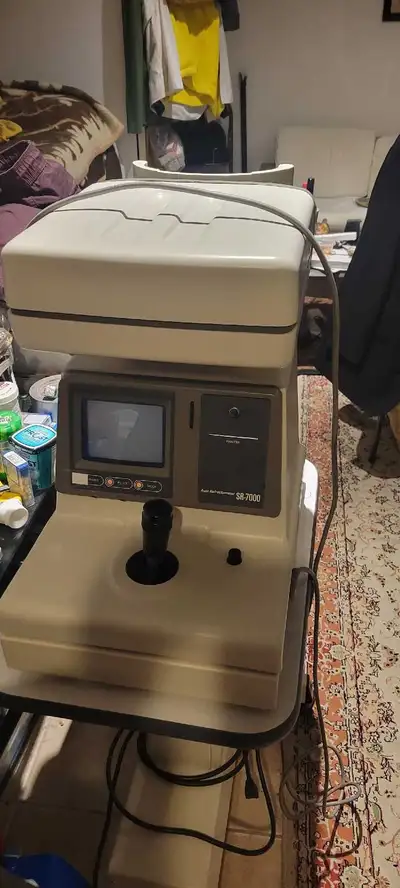 Hi OPTICAL STORE EYE EXAM ROOM AND OPTOMETRY :: SHIN -- NIPPON AUTO REFRACTOMETER WITH THE PRINTER M...