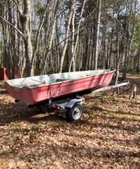 14 ft boat, motor, tank and trailer