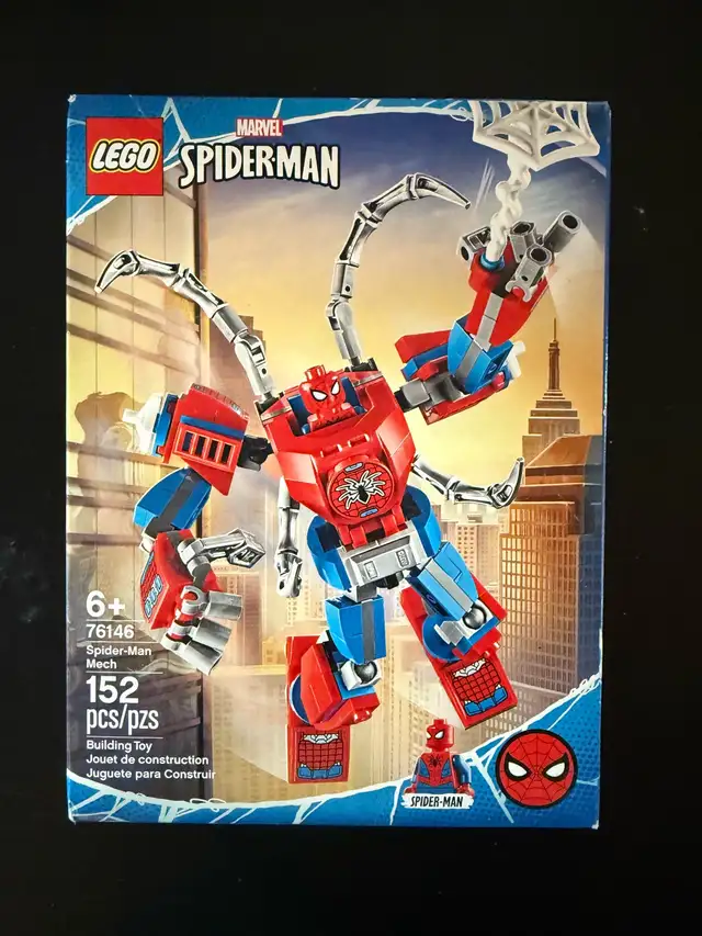 Spider-Man Mech Armour LEGO Set New in Box