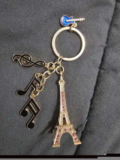 Paris Eiffel Tower Keychain, View more