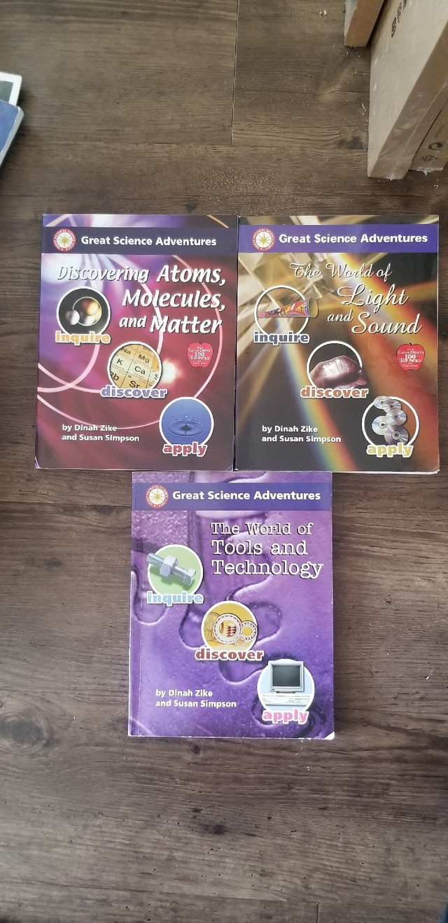 3 Great Science Adventures Books in Textbooks in Edmonton - Image 2