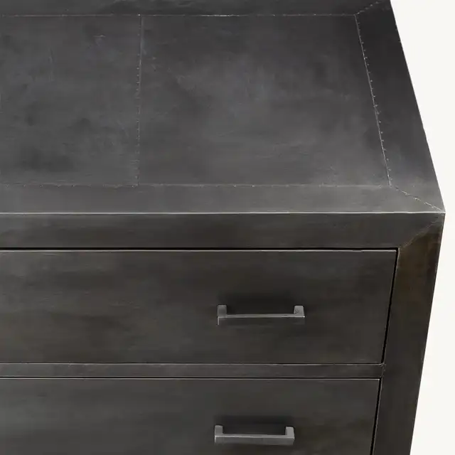 Restoration Hardware La Salle Metal Wrapped Dresser and Two Nigh in Dressers & Wardrobes in Oakville / Halton Region - Image 3