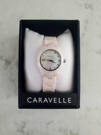 Caravelle New York Women's Swarovski Crystal Ceramic Watch