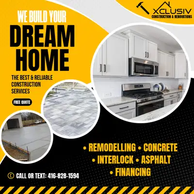 RENOVATIONS, CONCRETE, INTERLOCKING, ASPHALT SERVICES, View more