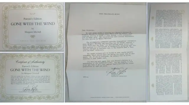 Rare & New--GONE WITH THE WIND Franklin Patrons Edition 1986 in Fiction in Barrie - Image 4