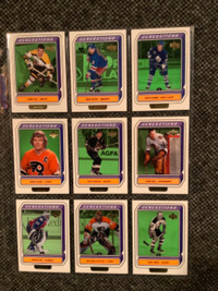 1999-00 Upper Deck Retro Hockey Generations 29 card insert set