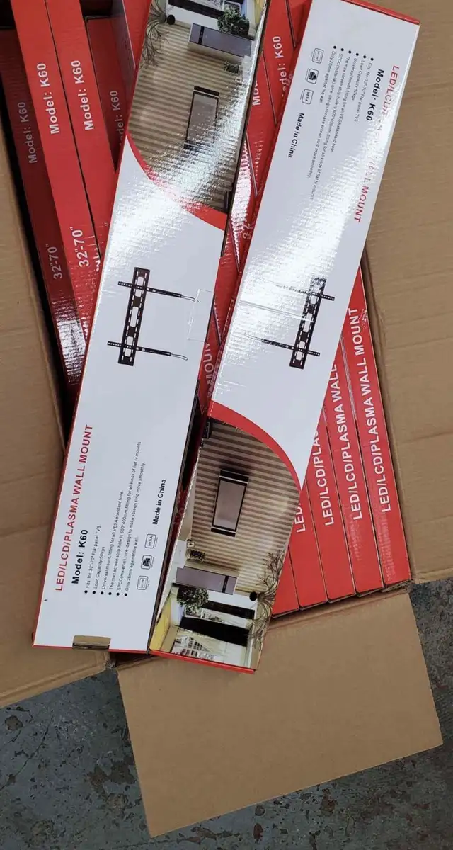 Support mural fixe et rotatif de 32’—>75’ in Video & TV Accessories in Québec City - Image 2