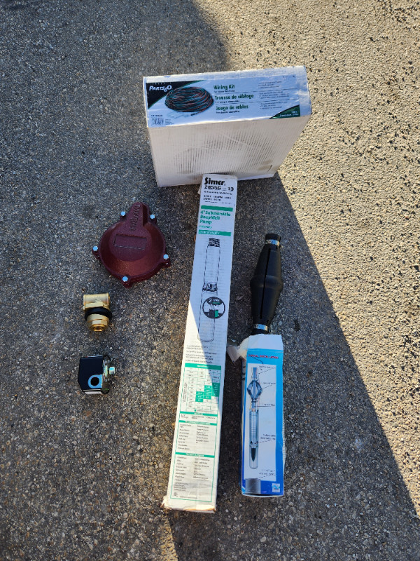 submersible well pump kit for house 3/4 hp good to 210 ft in Plumbing, Sinks, Toilets & Showers in Victoria