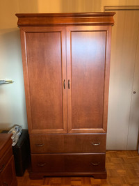 Real wooden armoire
