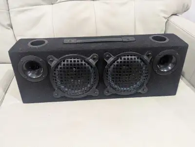 Speaker Enclosure with woofers and tweeters, View more