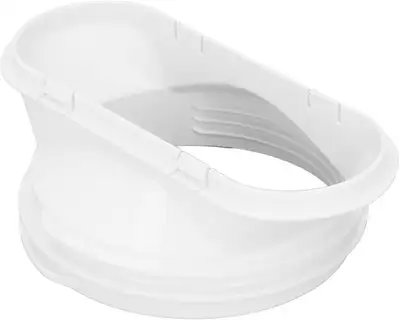 5" Diameter Air Conditioner Exhaust Duct Flat Nozzle Connector, View more