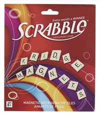 Magnetic Scrabble Letters for Fridge or other Metal Surface 