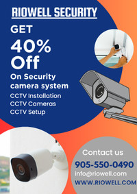 CCTV system installation, IP cameras, Alarm system
