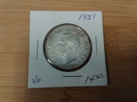 1951 Canada 50 Cents VF Coin