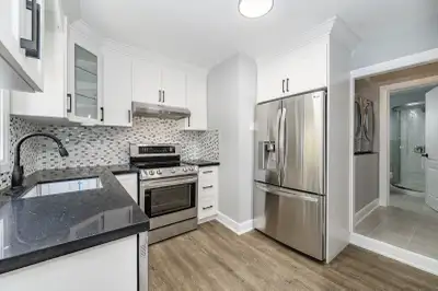 Beautiful renovated 3-bedroom + 2-bathroom duplex century home in Uptown Waterloo. Quiet mature neig...