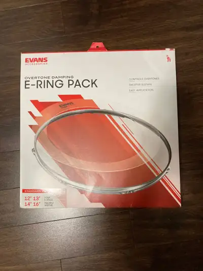 Evans Drum Head E-Ring Pack ( 12,13,14, 16), View more
