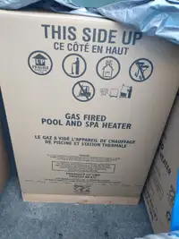 Rheem raypak inground  pool heater 266/156 ng or lp,. New in box