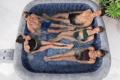EnergySense Salu-Spa Tub 6-7 People Potable Hot/Cold 180 jets, View more