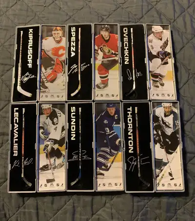 6 McDonalds Collectable NHL Star Sticks. 2006-2007, View more