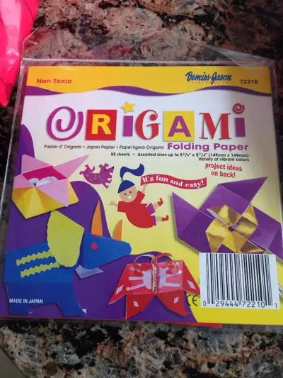 Origami colourful folding paper 55 sheets, View more