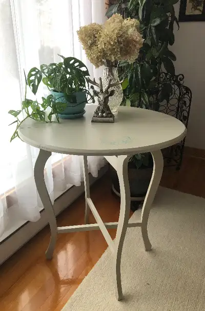 table d’appoint restaurée-patinée, View more