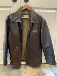 Leather jacket-very good condition.