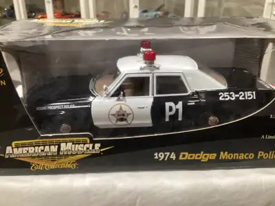 1974 DODGE MONACO POLICE CAR – 1/18 DIECAST CAR, View more