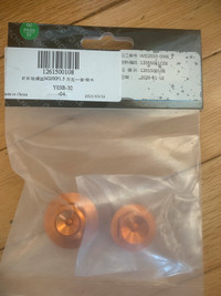 KTM dirt bike front axle bolt caps