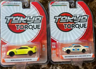 Nissan Diecast Premium Greenlight Collectables $25 each GT-R R35 And 1971 Nissan Skyline 2000 GT-R L...