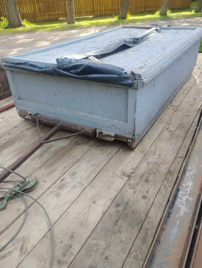 Ice fishing shack, needs a little work but not bad, 100 or best offer, would like it gone