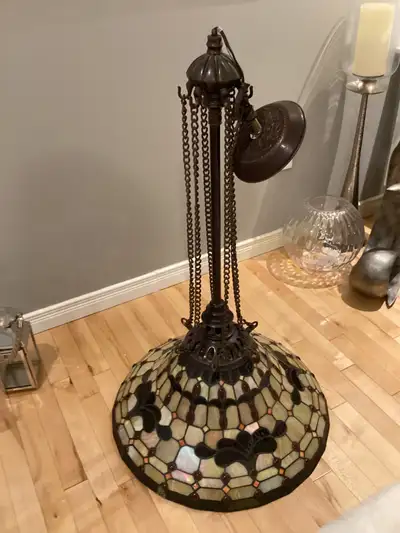 Great distinctive vintage ceiling light fixture 39” H