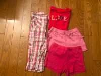 Gymboree size 9 Summer shorts, top dress