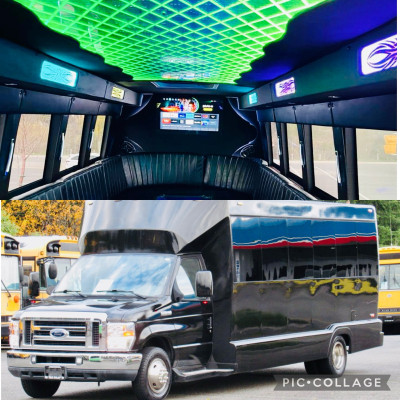 Party bus for sale 20 seater  limo rentals limousine 