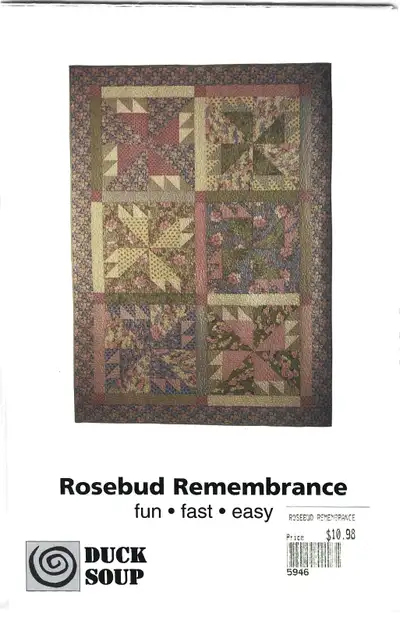 ROSEBUD REMEMBRANCE QUILT PATTERN by CLEO SNUGGERUD & JILL ABELO, View more