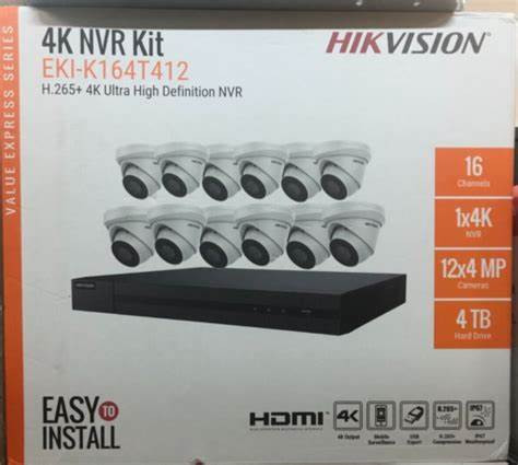 HIKVISION EKI-K164T412 16-CHANNEL POE 4K VALUE EXPRESS NVR KIT in General Electronics in Mississauga / Peel Region - Image 3