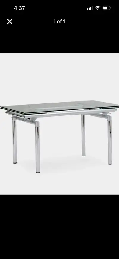extendable glass dining table, View more