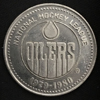 1979-1980 Edmonton Oilers Inaugural Coin Wayne Gretzky
